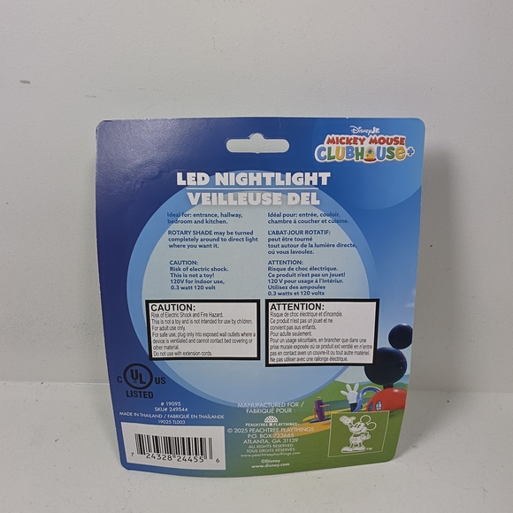 Mickey Mouse LED Night Light - Picture 2 of 6